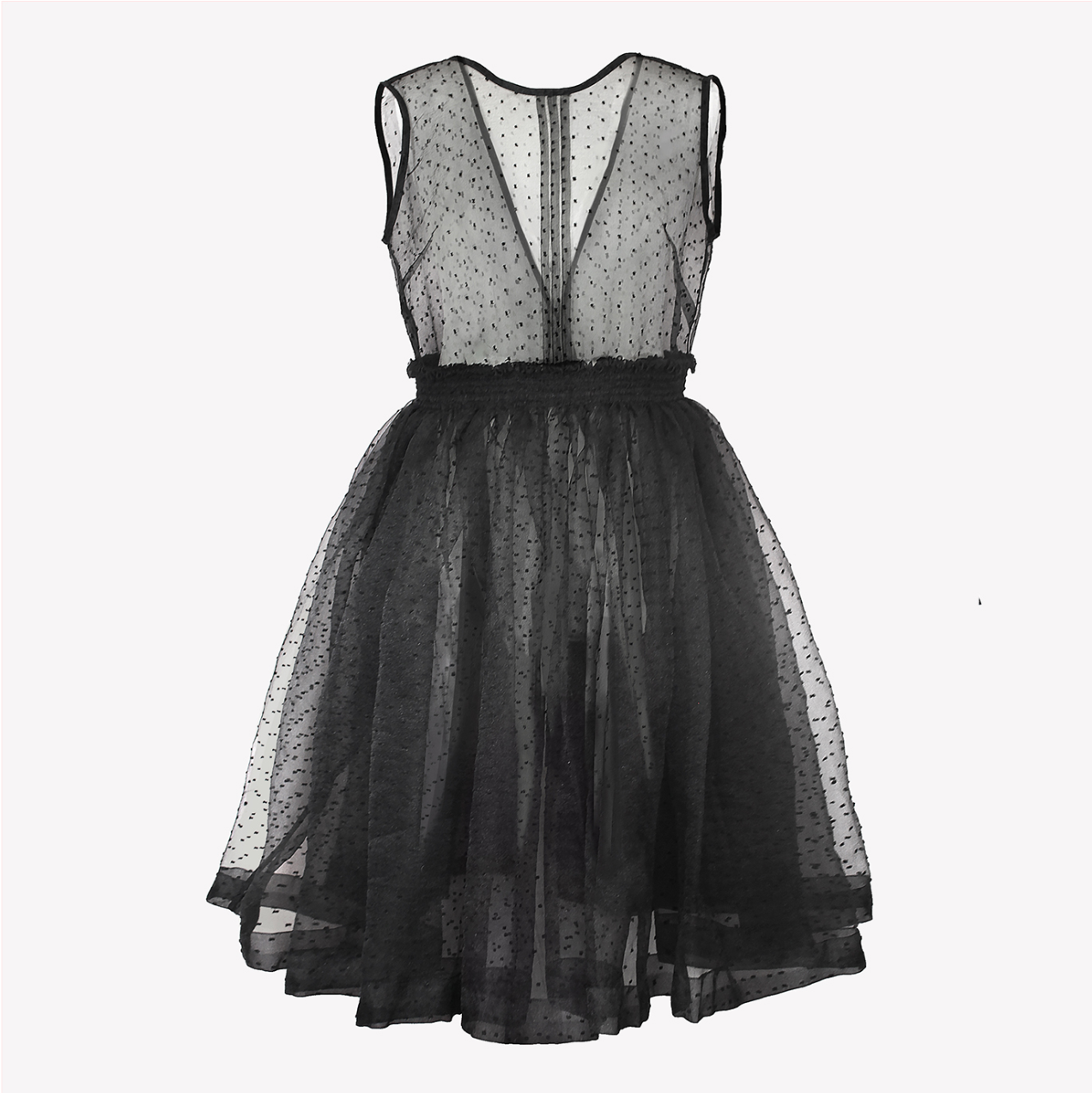 Sheer organza dress