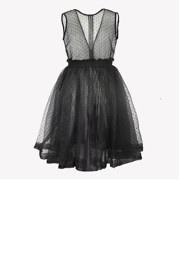 Sheer organza dress