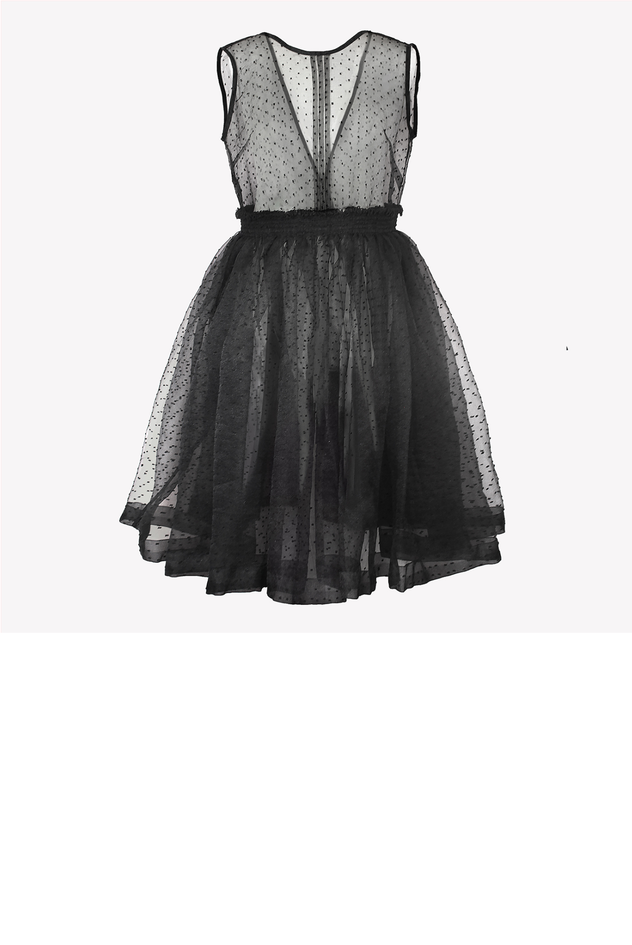 Sheer organza dress