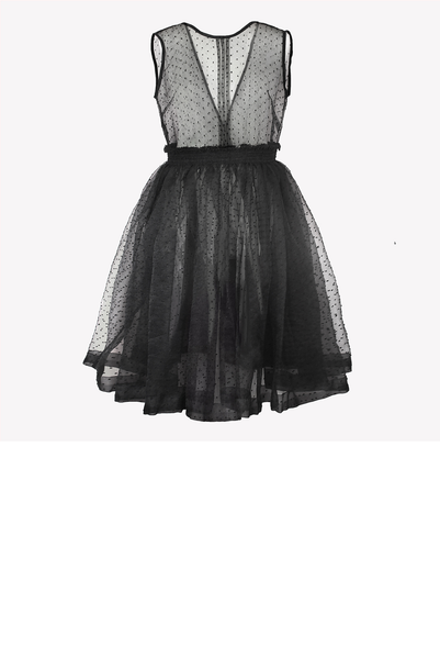 Sheer organza dress