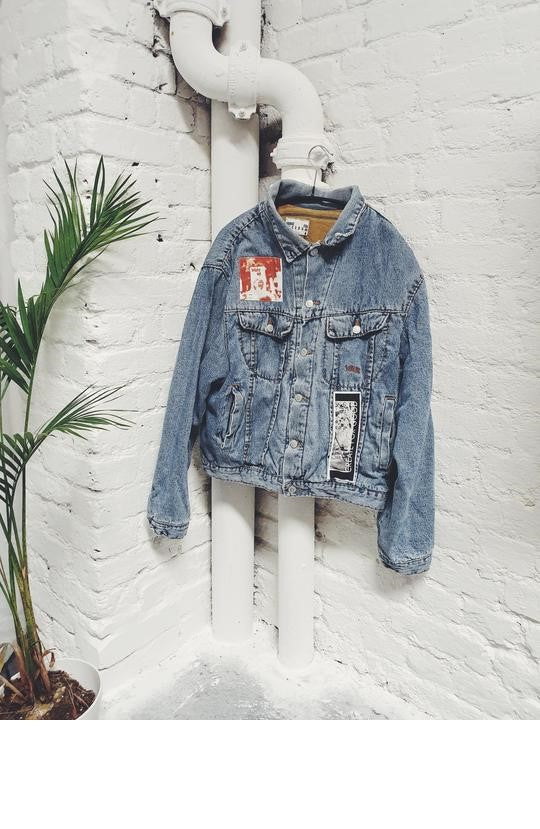 Zara Kids Denim Zara Personalised Denim Jacket Lilo And Stitch