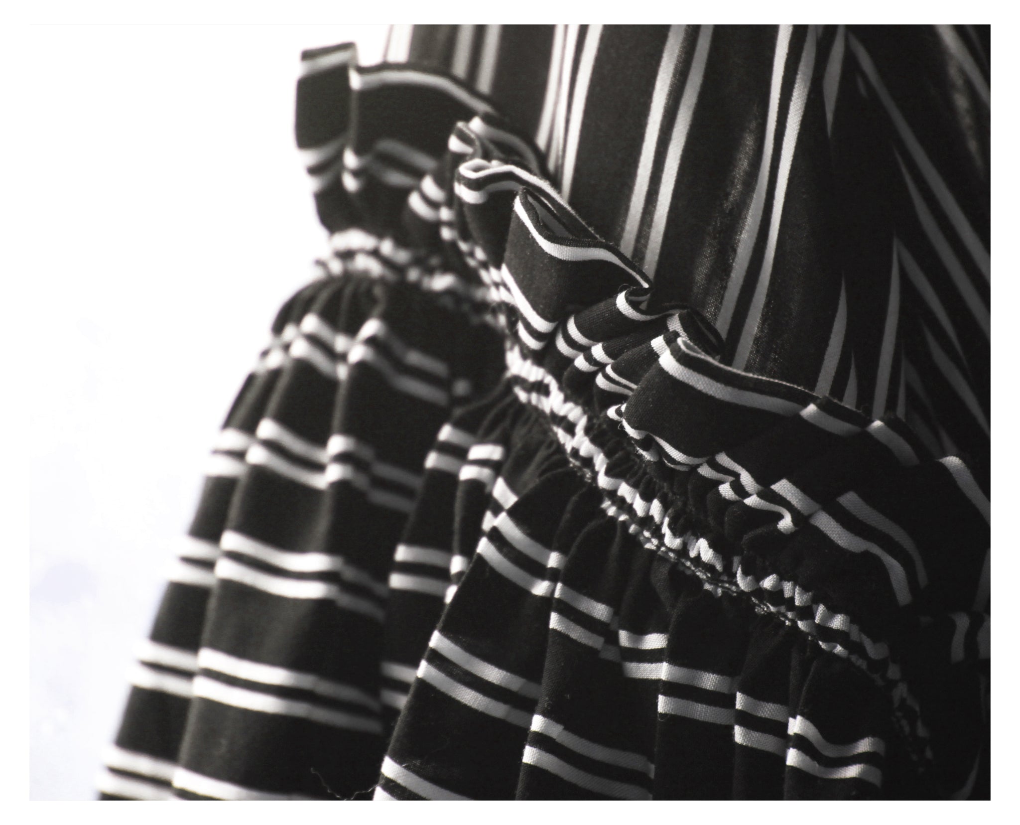 Kimono Dress With Ruffles On Sleeve And Petticoat