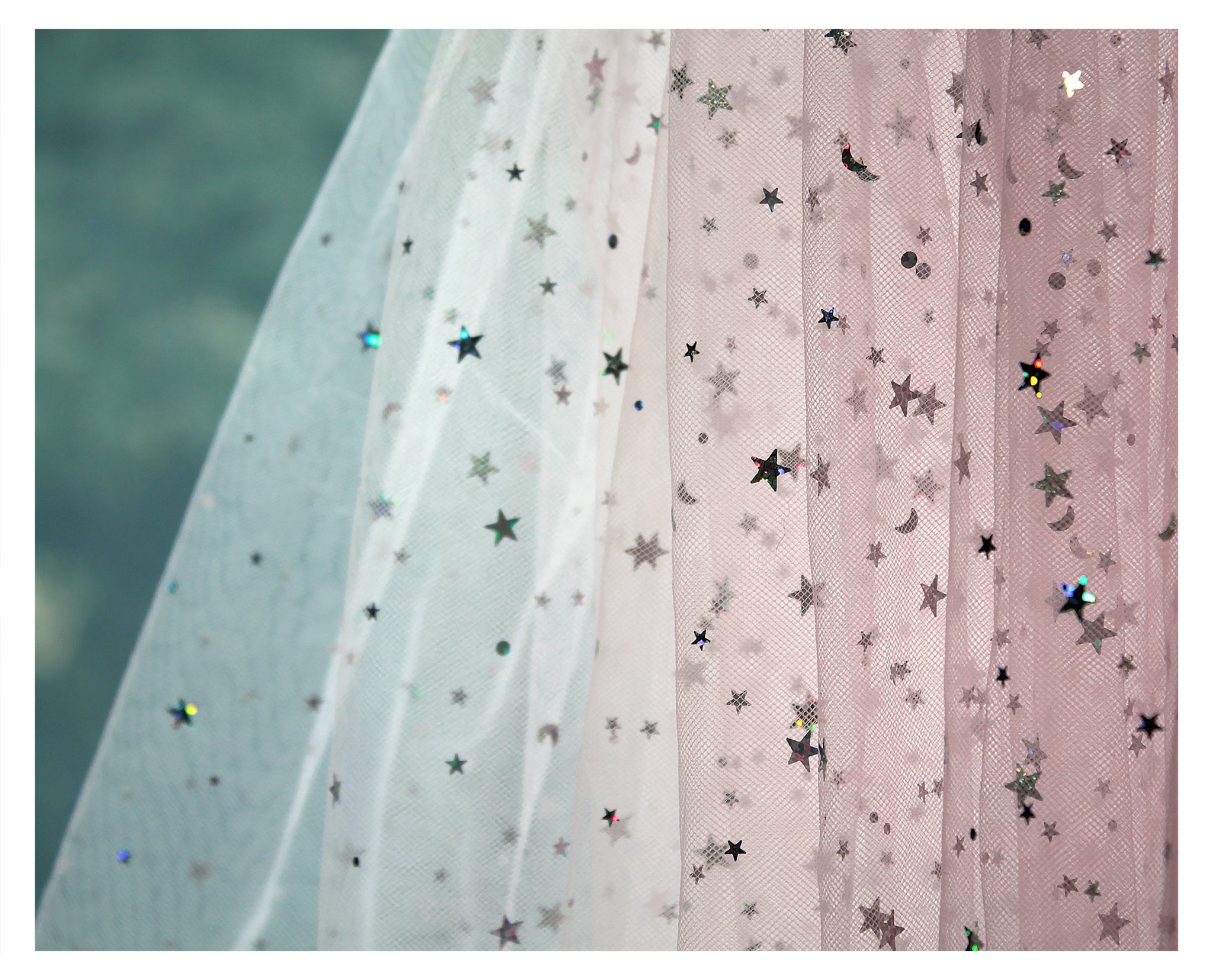 Tulle Baby Doll Overdress With Stars