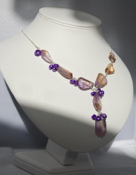 Pearl waterfall necklace