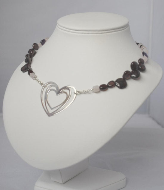 Rich in red & pink necklace