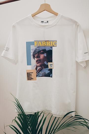 Organic White Printed T-shirt