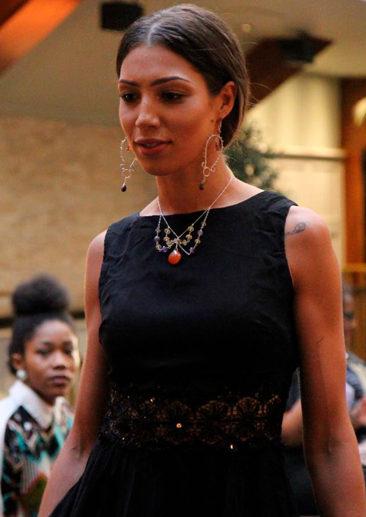 Indian dream chandelier earrings