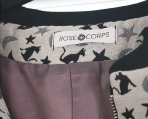 Cat and moon tapestry bomber jacket