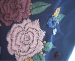 Royal hand embroidered 50' dress