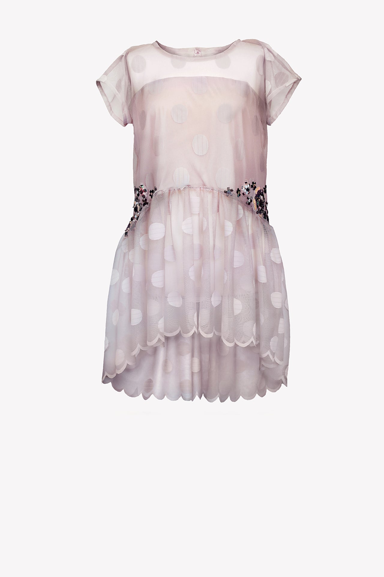 Top with flower embroidery