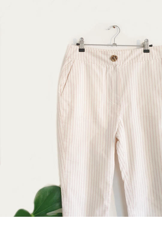 Stripe Skinny Trouser