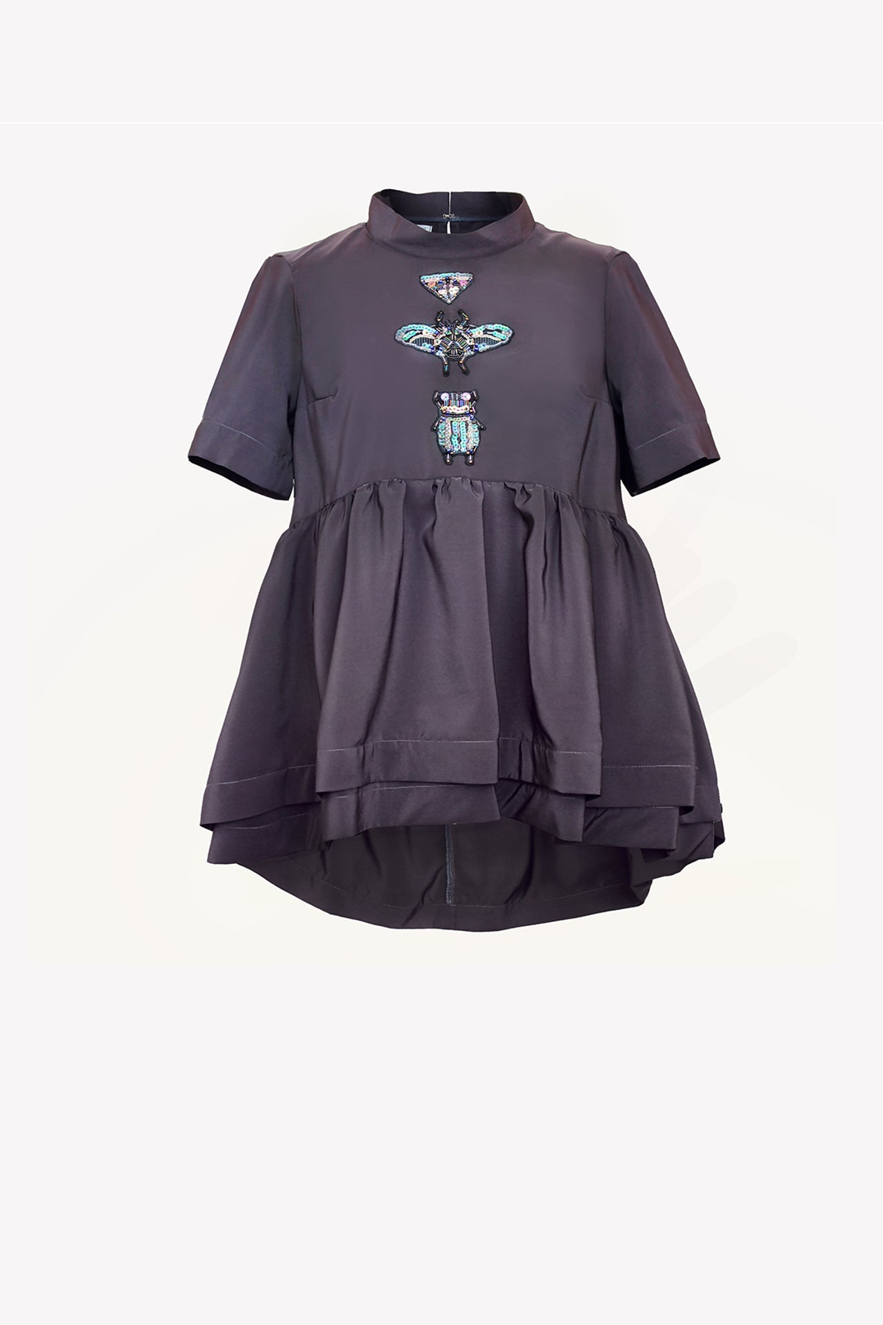 Tunic with bead embroidery